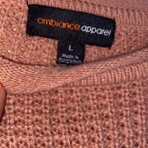 Pink Knitted Sweater